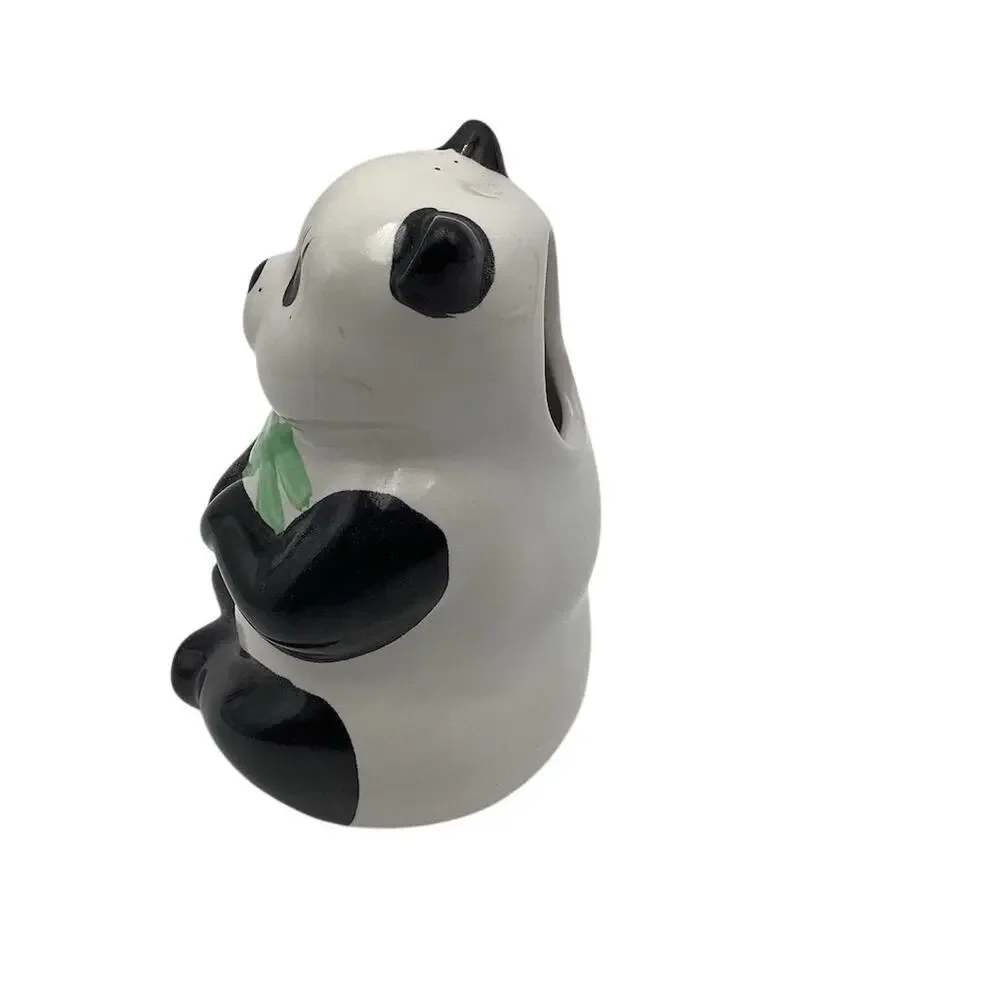 Benihana Vintage Panda Tiki Mug Black & White Ceramic Collectible‎